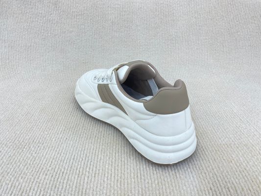 Microfiber Women Sneakers Genuine Leather