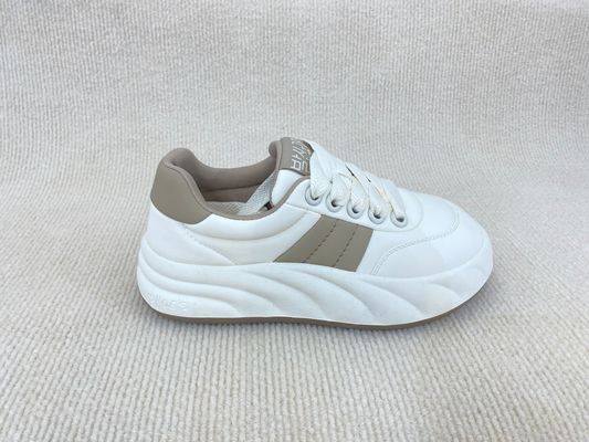 Microfiber Women Sneakers Genuine Leather