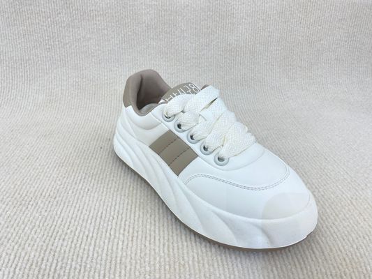 Microfiber Women Sneakers Genuine Leather