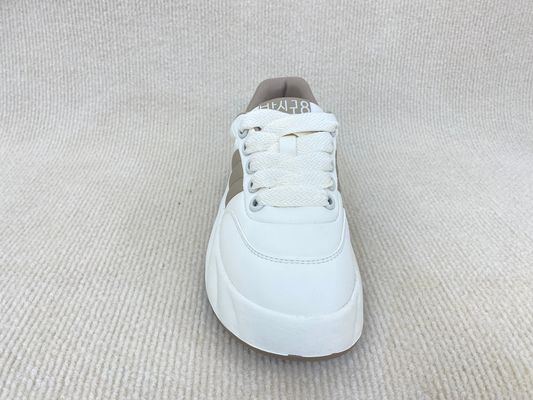 Microfiber Women Sneakers Genuine Leather