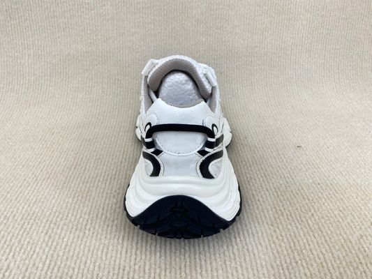 Lace Up Women Comfort Sneakers OEM ODM White And Black Sneakers