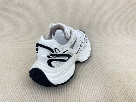 Lace Up Women Comfort Sneakers OEM ODM White And Black Sneakers