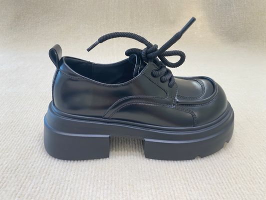 সব কালো ল্যাশ আপ মুল জুতা Loafers